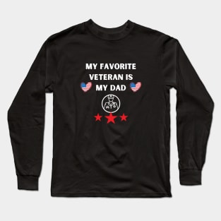 Veteran Dad Long Sleeve T-Shirt